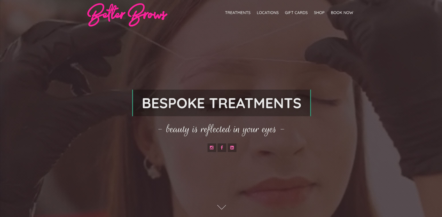 betterbrows Website